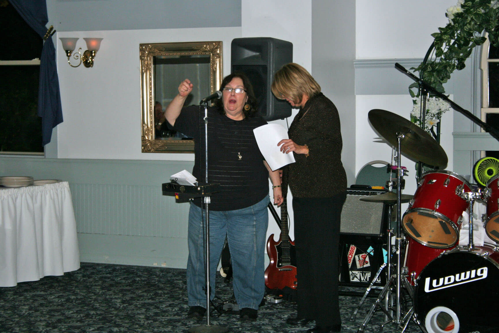 The Debs: Debbie Corkindale (left), a past President, and Debby Vincelett (right), the current one.