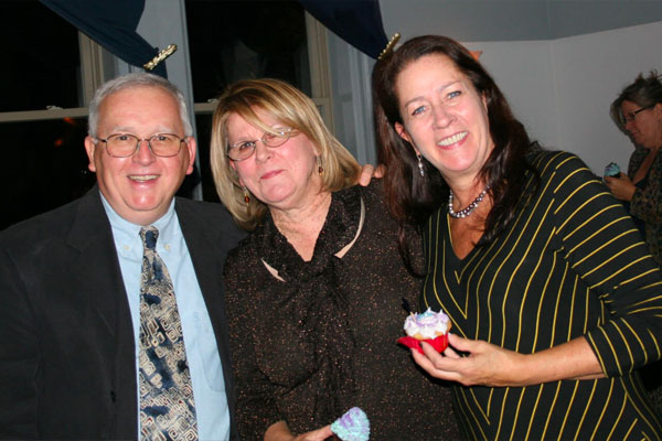 Skip and Debby Vincelett, Agneta Borstein (left to right)